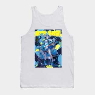 SAIKOU GROUPIE GAL 1 - NEOTOKIO3 BEST BAND | Anime Manga Music Kawaii Girl | PROUD OTAKU Tank Top